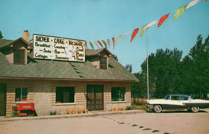 Silver Lake Resort - Old Postcard